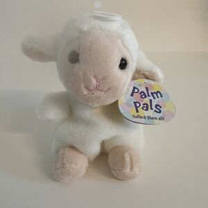 Aurora World Plush - Palm Pals - WOOLLY LAMB (5 inch) - New Stuffed Animal Toy